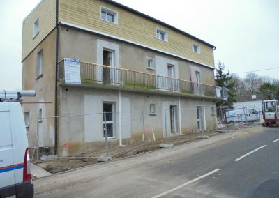 Surélévation ossature bois pour logements (St Marc sur Mer)