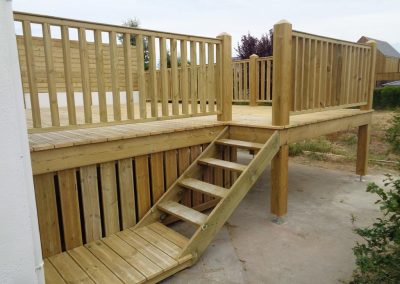 ID Travaux - Terrasse en bois Guérande